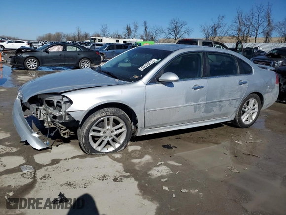 2016 Chevrolet Impala LTZ with VIN 2G1WC5E33G1127852, listed as a Copart auction lot 46678615 with 188,953 mi miles and Salvage Title. Bid and sale history available at DreamBid. Image 1.