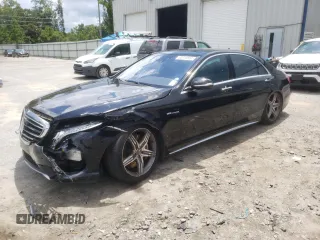 2015 Mercedes-Benz S 63 AMG z VIN WDDUG7JBXFA085816, wystawiony jako Copart lot #63810504 z przebiegiem 52 000 mil mil oraz Szkoda całkowita • Salvage title. Historia ofert i sprzedaży dostępna na DreamBid. Obrazek 1.