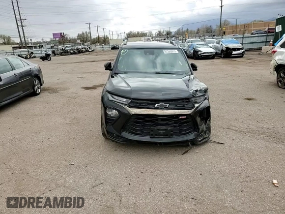 2022 Chevrolet TrailBlazer RS with VIN KL79MUSL5NB117897, listed as a Copart auction lot 51326855 with 42,125 mi miles and Salvage Title. Bid and sale history available at DreamBid. Image 10.