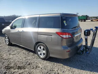 2015 Nissan Quest SV with VIN JN8AE2KP1F9120667, listed as a Copart auction lot 48436865 with 131,819 mi miles and Salvage Title. Bid and sale history available at carsss.com. Image 2.