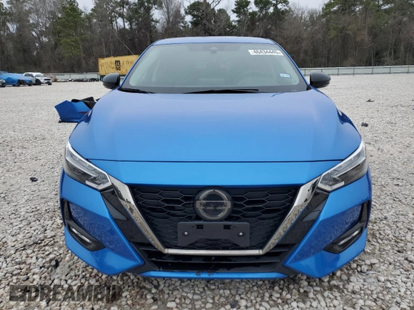 2021 Nissan Sentra SR with VIN 3N1AB8DV6MY256788, listed as a Copart auction lot 46434445 with 57,092 mi miles and Salvage Title. Bid and sale history available at carsss.com. Image 5.