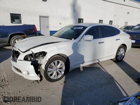 2011 Infiniti M with VIN JN1BY1AR8BM374388, listed as a Copart auction lot 48823175 with 113,248 mi miles and Salvage Title. Bid and sale history available at carsss.com. Image 1.