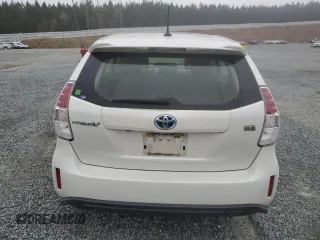 2016 Toyota Prius v Two with VIN JTDZN3EU9GJ048493, listed as a Copart auction lot 50825405 with 56,998 mi miles and Salvage Title. Bid and sale history available at carsss.com. Image 6.