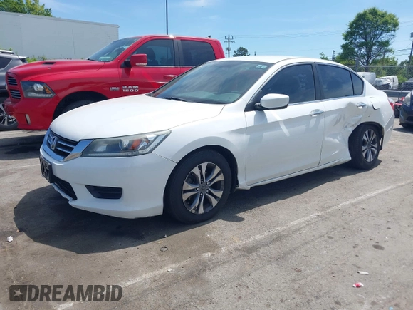 2014 Honda Accord LX z VIN 1HGCR2F34EA032548, wystawiony jako IAAI lot #42054306 z przebiegiem 139 625 mil mil oraz . Historia ofert i sprzedaży dostępna na DreamBid. Obrazek 17.