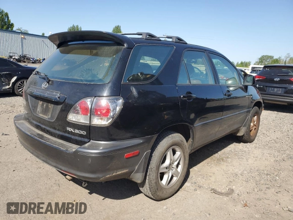 2001 Lexus RX 300 with VIN JTJGF10U210086724, listed as a Copart auction lot 55645965 with 147,491 mi miles and Clean Title. Bid and sale history available at carsss.com. Image 3.