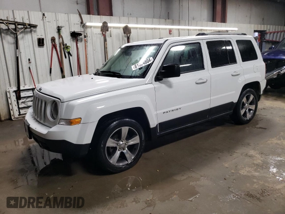 2016 Jeep Patriot High Altitude with VIN 1C4NJPFA5GD526767, listed as a Copart auction lot 81524804 with 25,553 mi miles and Salvage Title. Bid and sale history available at carsss.com. Image 1.
