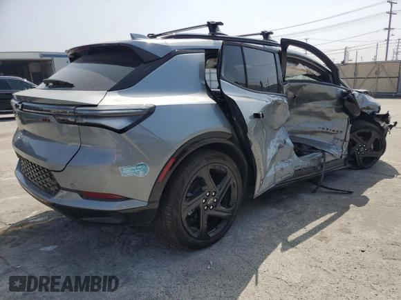 2025 Chevrolet Equinox EV RS z VIN 3GN7DSRP4SS152770, wystawiony jako Copart lot #60284935 z przebiegiem 1 775 mil mil oraz Czysty tytuł • Clean title. Historia ofert i sprzedaży dostępna na DreamBid. Obrazek 3.