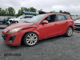 2010 Mazda 3 S Sport with VIN JM1BL1H5XA1191556, listed as a Copart auction lot 58649875 with 196,456 mi miles and Salvage title. Bid and sale history available at DreamBid. Image 1.