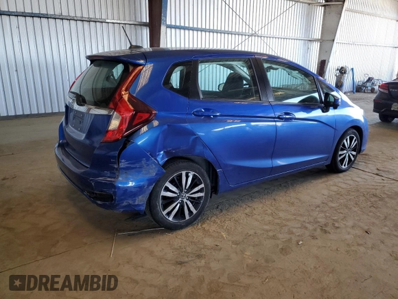 2019 Honda Fit EX with VIN 3HGGK5H87KM753347, listed as a Copart auction lot 54721945 with 12,572 mi miles and Salvage Title. Bid and sale history available at DreamBid. Image 3.