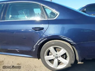 2012 Volkswagen Passat SE with VIN 1VWBP7A32CC026380, listed as a IAAI auction lot 41851980 with 158,784 mi miles. Bid and sale history available at carsss.com. Image 6.