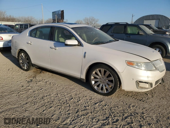 2011 Lincoln MKS EcoBoost with VIN 1LNHL9FTXBG615029, listed as a Copart auction lot 49040785 with Not Provided miles and Salvage Title. Bid and sale history available at DreamBid. Image 4.