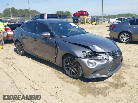 2014 Lexus IS 250 with VIN JTHBF1D29E5039798, listed as a IAAI auction lot 42074287 with 106,019 mi miles. Bid and sale history available at carsss.com. Image 1.