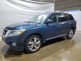 2013 Nissan Pathfinder Platinum with VIN 5N1AR2MM2DC687212, listed as a Copart auction lot 60292405 with 148,578 mi miles and Salvage title. Bid and sale history available at DreamBid. Image 1.
