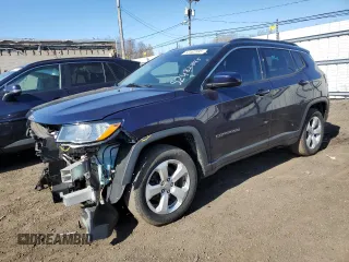 2018 Jeep Compass Latitude with VIN 3C4NJDBB5JT161697, listed as a Copart auction lot 52482895 with 60,631 mi miles and Salvage Title. Bid and sale history available at DreamBid. Image 1.