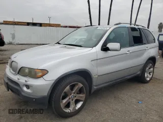 2006 BMW X5 4.4i with VIN 5UXFB535X6LV27980, listed as a Copart auction lot 72428424 with 185,202 mi miles and Salvage Title. Bid and sale history available at carsss.com. Image 1.