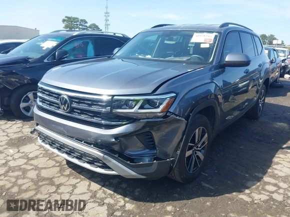 2022 Volkswagen Atlas SE with VIN 1V2DP2CA0NC503805, listed as a IAAI auction lot 41928342 with 65,860 mi miles and . Bid and sale history available at DreamBid. Image 17.