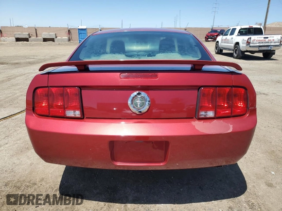 2005 Ford Mustang Deluxe with VIN 1ZVFT80N155171312, listed as a Copart auction lot 57504585 with 141,922 mi miles and Salvage title. Bid and sale history available at DreamBid. Image 6.