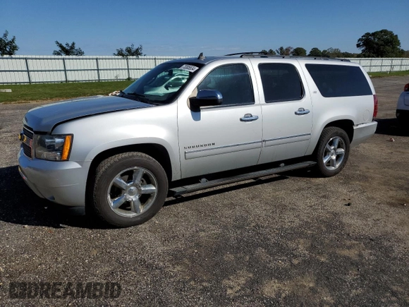 2013 Chevrolet Suburban LTZ with VIN 1GNSCKE0XDR363158, listed as a Copart auction lot 73305534 with 167,841 mi miles and Clean Title. Bid and sale history available at carsss.com. Image 1.