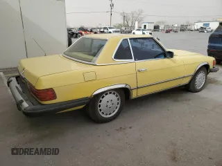 1981 Mercedes-Benz 380 SL with VIN WDBBA45A6BB004011, listed as a Copart auction lot 51533745 with 94,176 mi miles and Clean Title. Bid and sale history available at DreamBid. Image 3.