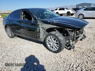 2017 Infiniti Q50 2.0t Premium with VIN JN1CV7AR0HM682499, listed as a Copart auction lot 72055093 with 95,130 mi miles and Salvage Title. Bid and sale history available at carsss.com. Image 4.