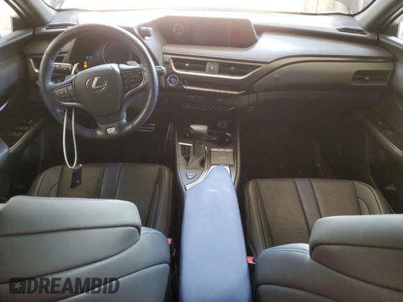 2022 Lexus UX 250h F Sport with VIN JTHR9JBH7N2056940, listed as a Copart auction lot 67380624 with 47,854 mi miles and Salvage Title. Bid and sale history available at DreamBid. Image 8.