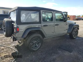 2023 Jeep Wrangler Sport with VIN 1C4HJXDG9PW699538, listed as a Copart auction lot 44275595 with 23,331 mi miles and Clean Title. Bid and sale history available at DreamBid. Image 3.