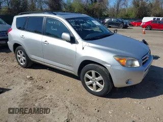2008 Toyota RAV4 Ltd with VIN JTMBK31V985071386, listed as a IAAI auction lot 42068551 with 213,805 mi miles. Bid and sale history available at carsss.com. Image 1.