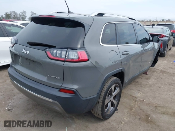 2019 Jeep Cherokee Limited z VIN 1C4PJLDB4KD365690, wystawiony jako IAAI lot #42378905 z przebiegiem 65 505 mil mil oraz . Historia ofert i sprzedaży dostępna na DreamBid. Obrazek 4.