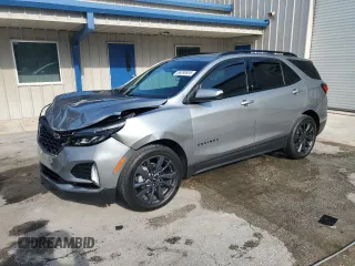 2024 Chevrolet Equinox RS with VIN 3GNAXMEG9RS131700, listed as a Copart auction lot 56280935 with 12,264 mi miles and Salvage title. Bid and sale history available at DreamBid. Image 1.
