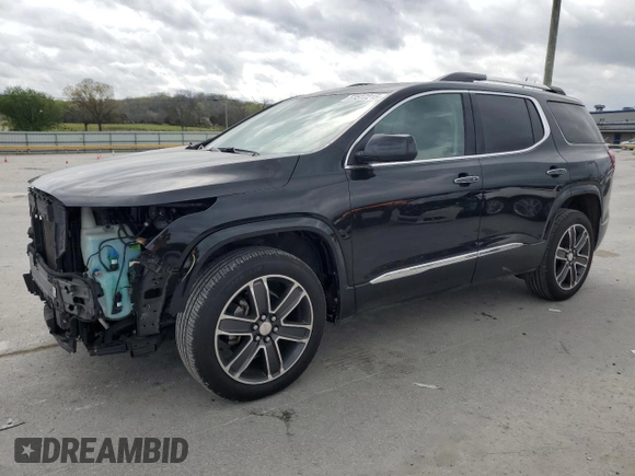 2019 GMC Acadia Denali with VIN 1GKKNPLS1KZ290171, listed as a Copart auction lot 51517215 with 82,413 mi miles and Salvage Title. Bid and sale history available at carsss.com. Image 1.