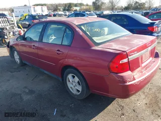 2005 Chevrolet Malibu LS with VIN 1G1ZT52845F220821, listed as a IAAI auction lot 41930141 with 90,640 mi miles. Bid and sale history available at carsss.com. Image 3.