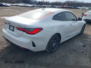 2022 BMW 4 Series 430i xDrive with VIN WBA73AP09NCJ28175, listed as a IAAI auction lot 41486064 with 27,312 mi miles and . Bid and sale history available at DreamBid. Image 4.