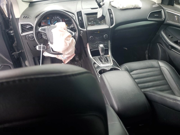 2015 Ford Edge SEL with VIN 2FMTK4J92FBC38673, listed as a Copart auction lot 44135445 with 89,855 mi miles and Salvage Title. Bid and sale history available at carsss.com. Image 8.