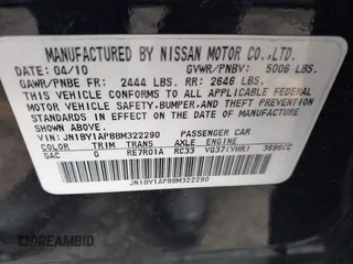 2011 Infiniti M z VIN JN1BY1AP8BM322290, wystawiony jako IAAI lot #41864491 z przebiegiem 195 826 mil mil oraz . Historia ofert i sprzedaży dostępna na DreamBid. Obrazek 9.
