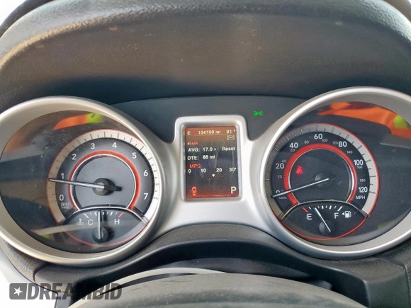 2018 Dodge Journey GT with VIN 3C4PDCEG8JT370188, listed as a Copart auction lot 57276505 with 104,199 mi miles and Clean title. Bid and sale history available at DreamBid. Image 9.
