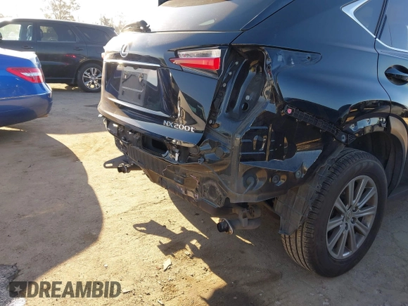 2016 Lexus NX 200t with VIN JTJYARBZ0G2029929, listed as a IAAI auction lot 42015039 with 156,112 mi miles. Bid and sale history available at carsss.com. Image 6.