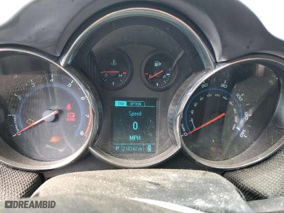 2013 Chevrolet Cruze 1LT with VIN 1G1PC5SB8D7172087, listed as a Copart auction lot 48195455 with 218,242 mi miles and Salvage Title. Bid and sale history available at carsss.com. Image 9.