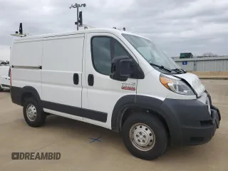 2021 Ram ProMaster Cargo with VIN 3C6LRVNG4ME575924, listed as a Copart auction lot 75856944 with 107,647 mi miles and Salvage Title. Bid and sale history available at DreamBid. Image 4.