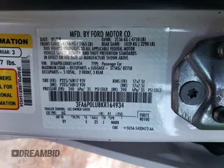 2019 Ford Fusion Hybrid SE with VIN 3FA6P0LU8KR164934, listed as a Copart auction lot 43130343 with 135,678 mi miles. Bid and sale history available at carsss.com. Image 12.
