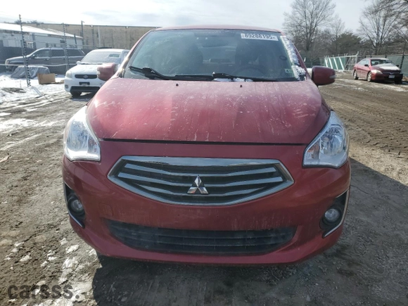 2019 Mitsubishi Mirage G4 SE with VIN ML32F4FJ9KHF10405, listed as a Copart auction lot 89288195 with 100,822 mi miles and Salvage Title. Bid and sale history available at carsss.com. Image 5.
