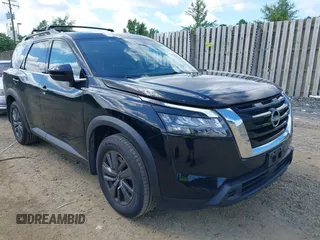 2023 Nissan Pathfinder Rock Creek with VIN 5N1DR3BD2PC272336, listed as a IAAI auction lot 42444456 with 68,442 mi miles and . Bid and sale history available at DreamBid. Image 1.
