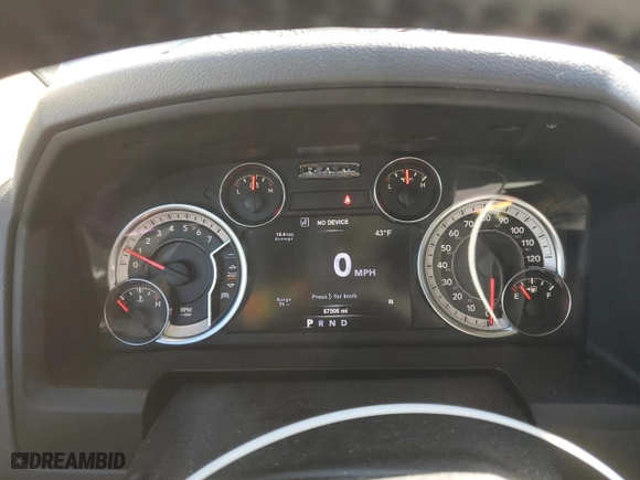 2017 Ram 1500 Big Horn with VIN 3C6RR7LT5HG659959, listed as a Copart auction lot 48426185 with 67,506 mi miles and Salvage Title. Bid and sale history available at carsss.com. Image 9.