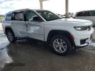 2022 Jeep Grand Cherokee Limited with VIN 1C4RJKBG9N8629808, listed as a Copart auction lot 55282215 with 31,276 mi miles and Salvage title. Bid and sale history available at DreamBid. Image 4.