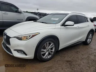2017 Infiniti QX30 z VIN SJKCH5CP7HA035634, wystawiony jako Copart lot #80901614 z przebiegiem 80 215 mil mil oraz Szkoda całkowita • Salvage title. Historia ofert i sprzedaży dostępna na DreamBid. Obrazek 1.
