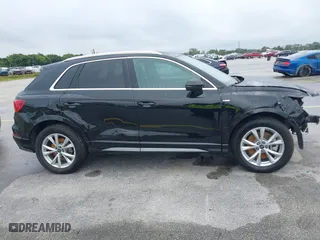 2024 Audi Q3 S line Premium with VIN WA1DECF32R1096060, listed as a IAAI auction lot 41409258 with 21,359 mi miles. Bid and sale history available at carsss.com. Image 13.
