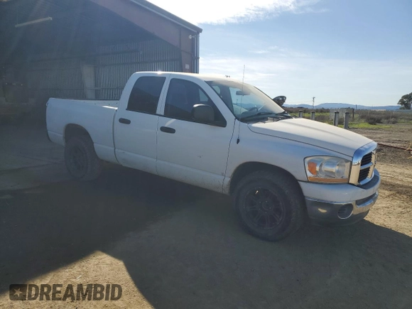 2006 Dodge 1500 SLT with VIN 1D7HA18N16J124955, listed as a Copart auction lot 45597445 with 237,004 mi miles and Clean Title. Bid and sale history available at carsss.com. Image 4.