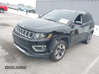 2019 Jeep Compass Limited with VIN 3C4NJDCB4KT594525, listed as a IAAI auction lot 42472846 with 84,815 mi miles and . Bid and sale history available at DreamBid. Image 2.