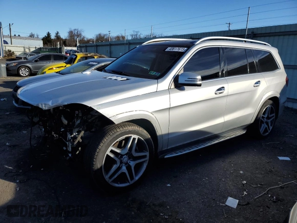 2017 Mercedes-Benz GLS with VIN 4JGDF7DE1HA752998, listed as a Copart auction lot 40617673 with 73,946 mi miles. Bid and sale history available at carsss.com. Image 1.
