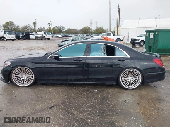 2015 Mercedes-Benz S-Class S 550 with VIN WDDUG8CB0FA162325, listed as a IAAI auction lot 41643485 with 114,766 mi miles. Bid and sale history available at carsss.com. Image 14.