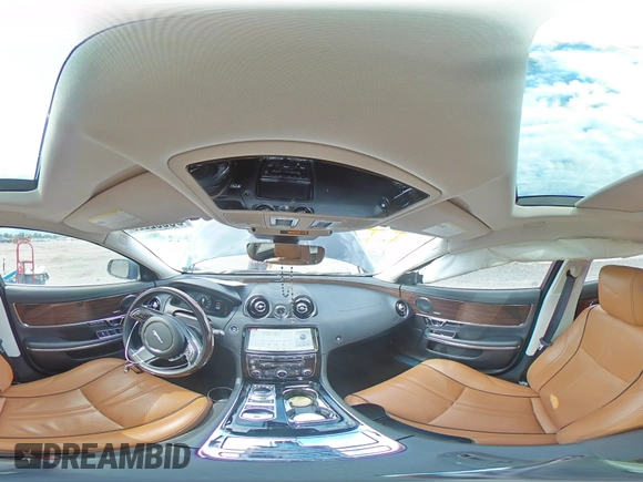 2019 Jaguar XJ R-Sport with VIN SAJWA1C7XK8W21242, listed as a Copart auction lot 56092225 with 47,727 mi miles and Salvage title. Bid and sale history available at DreamBid. Image 14.
